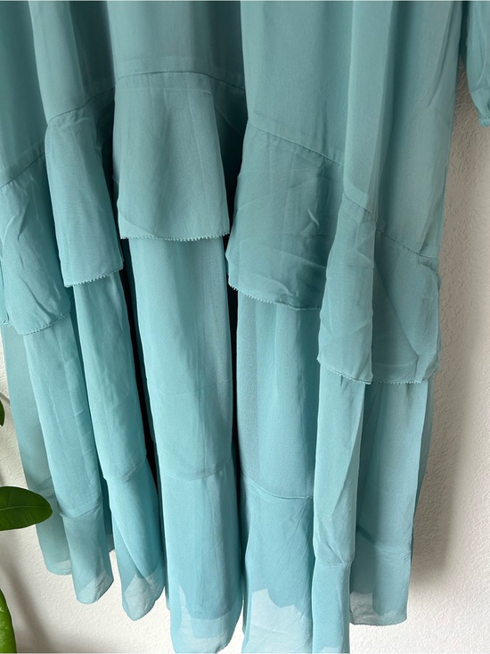 Ann Taylor Dresses & Skirts - Ann Taylor Seafoam Tiered Chiffon Maxi Dress